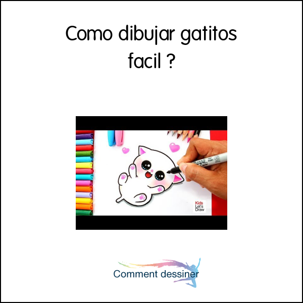 Como dibujar gatitos facil